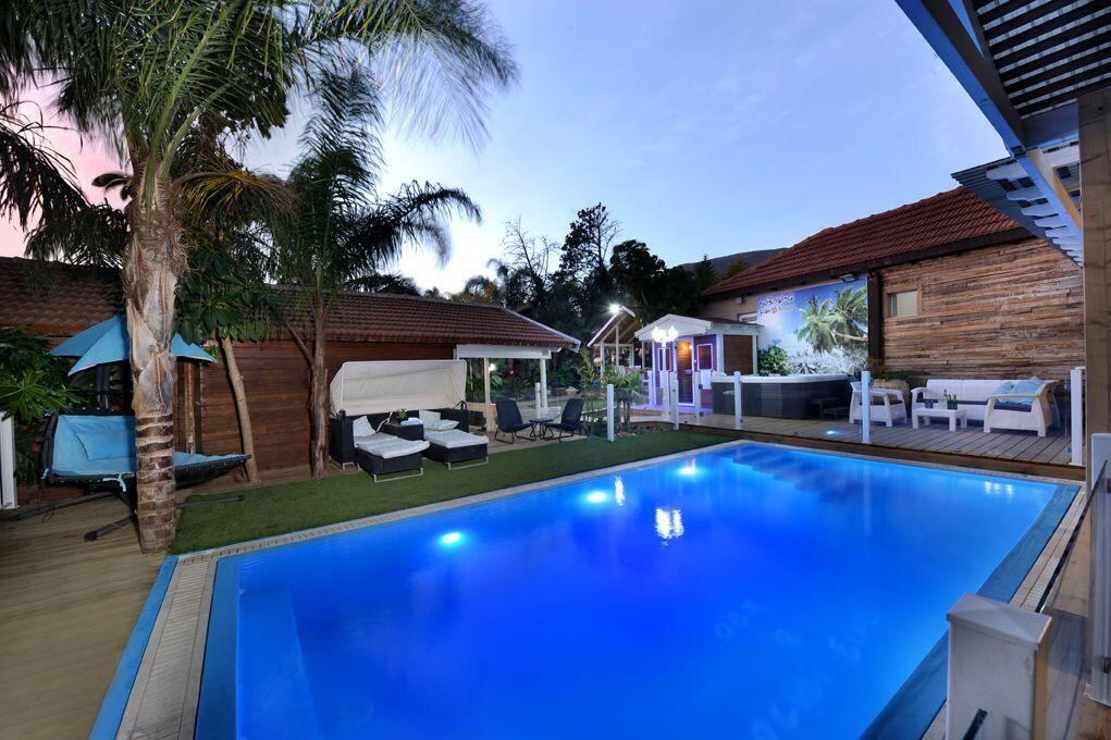 גלריה חיצונית - טרופי צימר ספא - 5 בקתות עץ בשזור - דירות VIP 113506