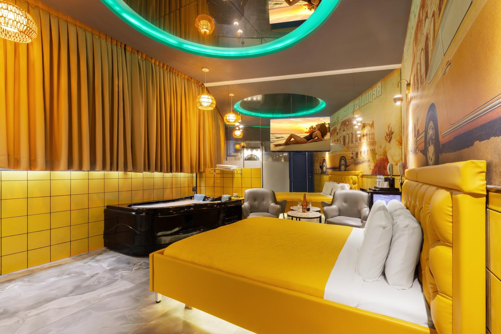 סוויטת ג'קוזי איטלי - סוויטות גראף - סוויטות יוקרה לפי שעה בראשון לציון 100849