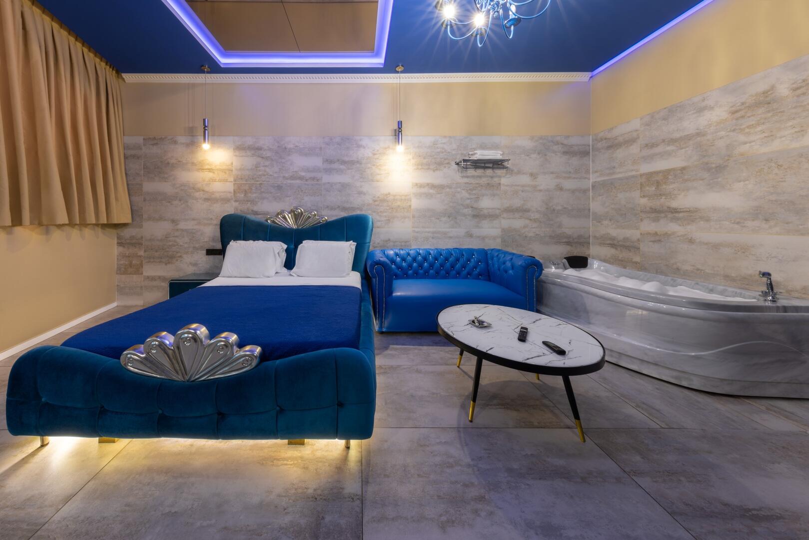 חדר 104 בלו טופז - סוויטות גראף - סוויטות יוקרה לפי שעה בראשון לציון 100791